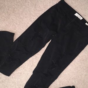 Black ripped pacsun jeans